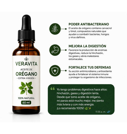 Aceite de Orégano 60 ml | Veravita™