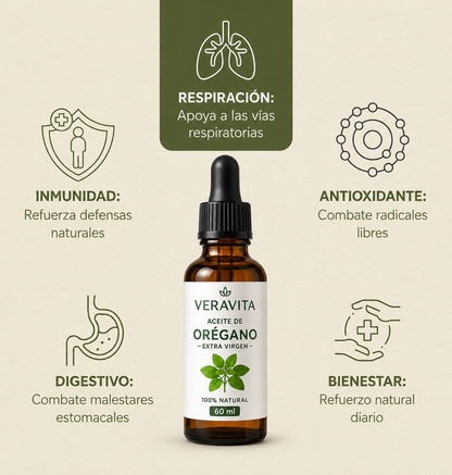 Aceite de Orégano 60 ml | Veravita™