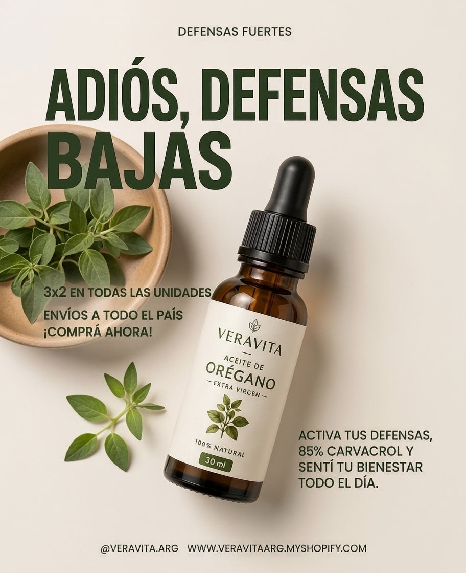 Aceite Esencial de Orégano Veravita 30 ml